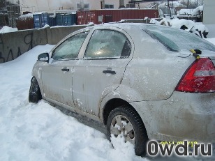 Битый автомобиль Chevrolet Aveo