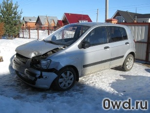 Битый автомобиль Hyundai Getz